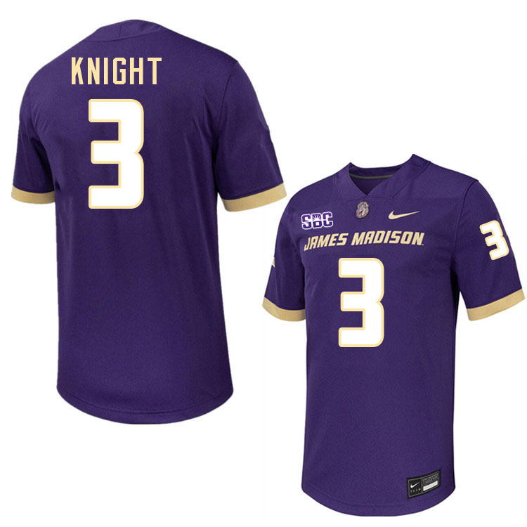 #3 Wayne Knight JMU Jersey,James Madison Dukes Football Jerseys Stitched-Purple #3 Wayne Knight JMU Jersey,James Madison Dukes Football Jerseys Stitched-Purple